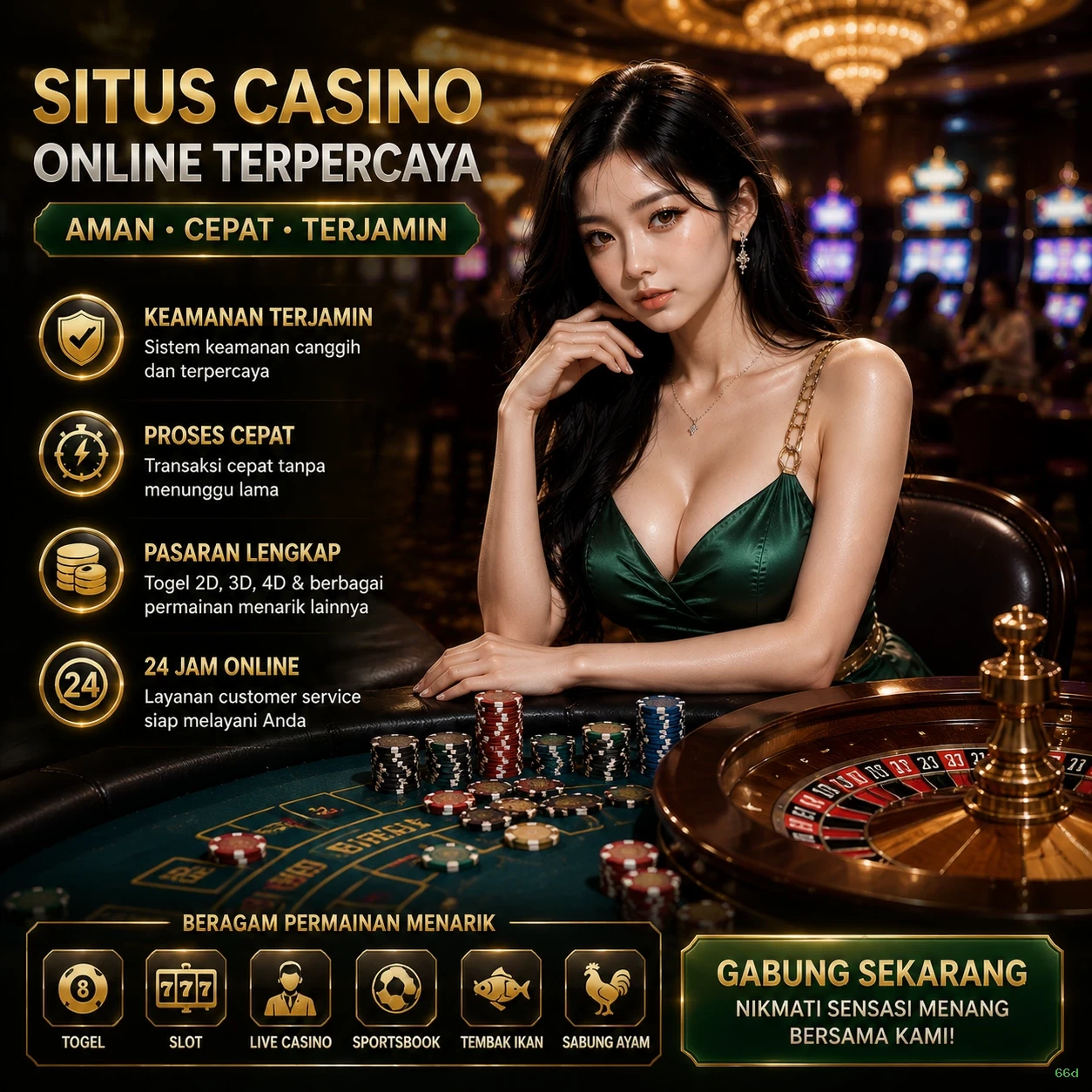 Ikon aplikasi 66d resmi